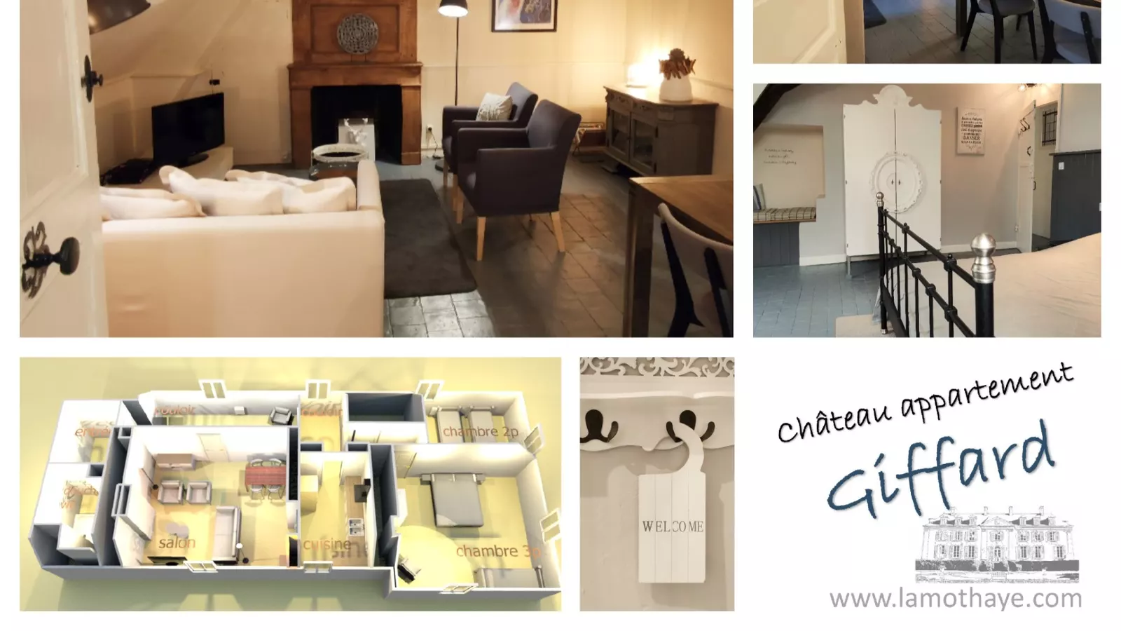 Kasteel appartement Giffard