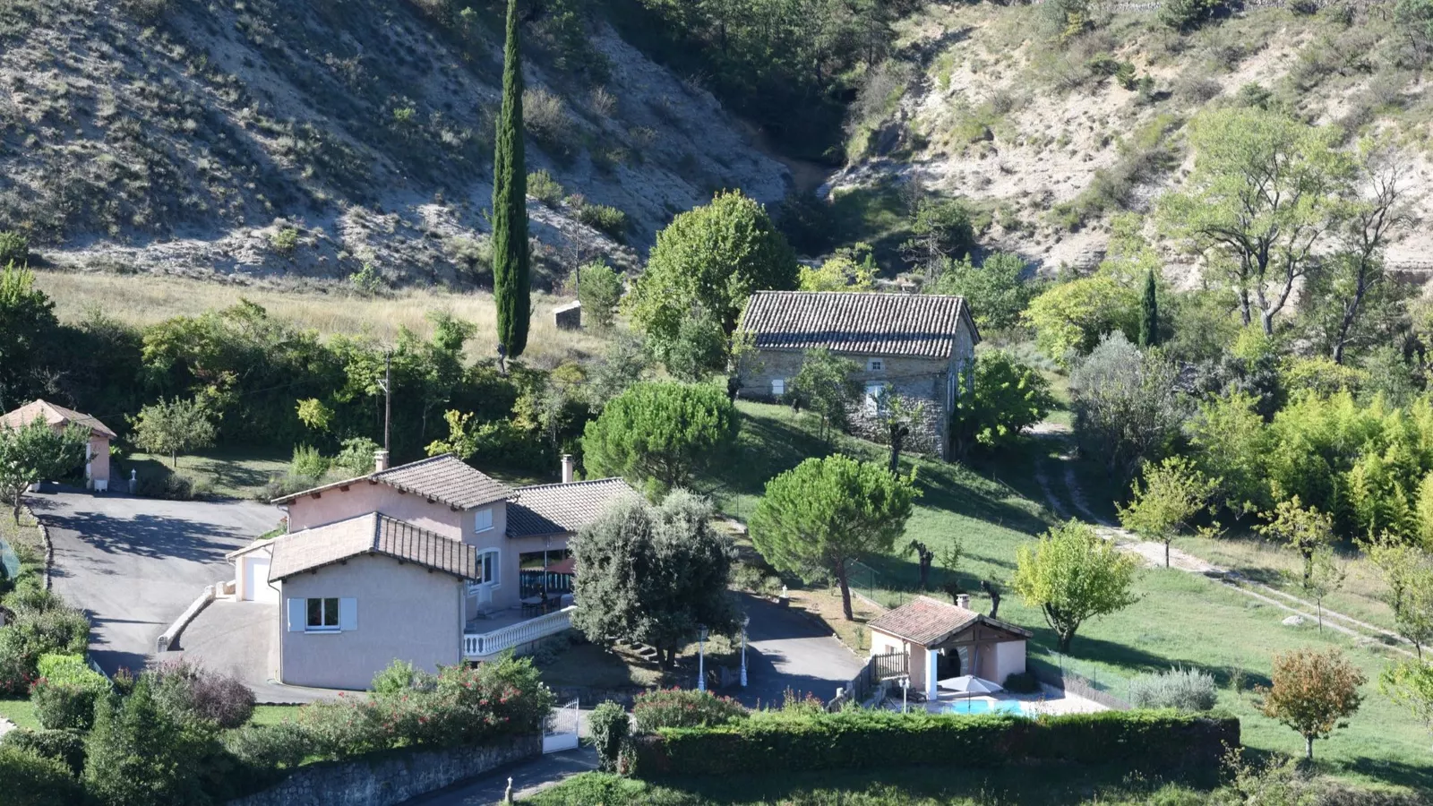 Villa les Colombes Ardèche - Rochecolombe