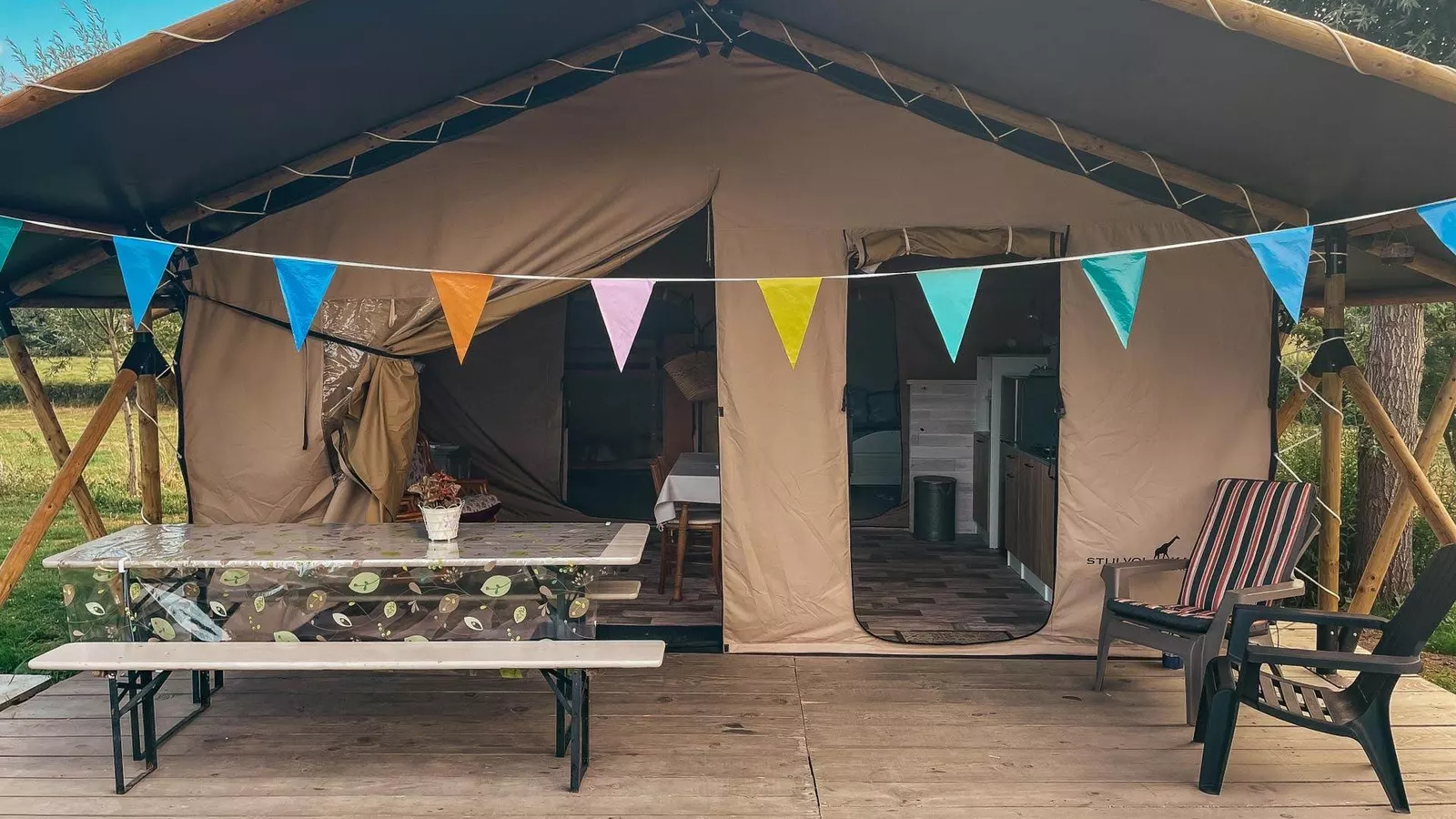 Glamping tent